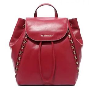 MK michael kors sadie read leather chain mini bag backpack satchel